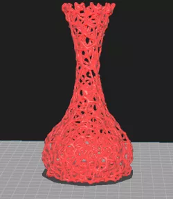 Vase in Voroni design