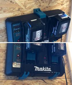 Wall Mount for Makita DC18RC Charger With Optional 18V Battery