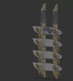 Wall Mounted Skateboard Rack