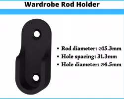 Wardrobe Rod Hook