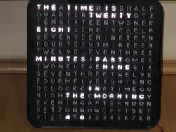 Word Clock based on LED matrix