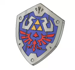 Zelda shield knife block