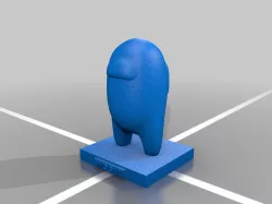 1 piece Amogus Among Us character