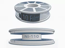 110/16mm Film Development Reel - v1 (Nikor/Stainless-fit)