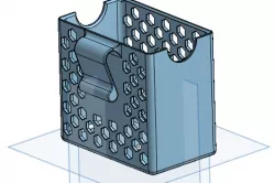 12 gauge box holder for trap