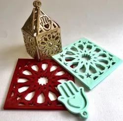12-Pointed Islamic Star Coaster