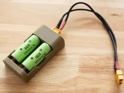 18650/18500 holder for charging with XT-60 connector