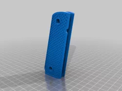 1911 Slim Checkered Grips