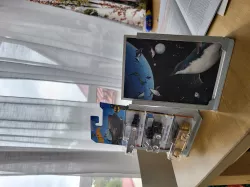 A Stand for Either a Post Card or 3 Hot Wheels packages :D
