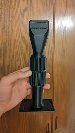 Adjustable trolling motor support with/without Minn Kota logo
