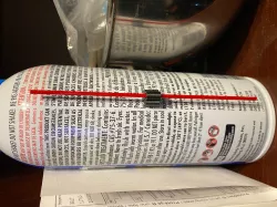 Air duster straw holder