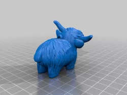 Baby Highland Cow Ornament