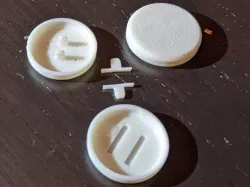 Better Printed Arcade Button Kailh Choc V1 Low Profile (legs don't break)