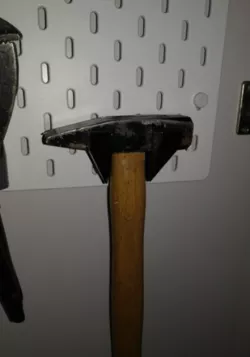 Big hammer holder for Skadis pegboard