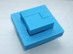 Bisect Cube puzzle by Osanori Yamamoto