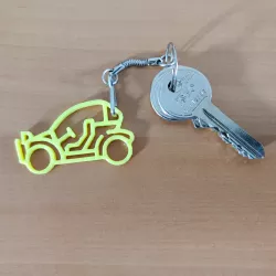 Buggy car keychain