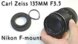 Carl Zeiss 135MM f3.5 DDR MC M42. Nikon INFINITY RINGS