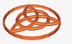 Celtic knot coaster