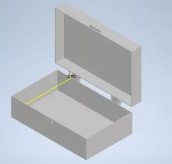 Clip-on lid box