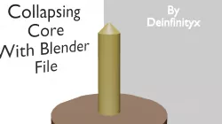 Collapsing Core with Blender file