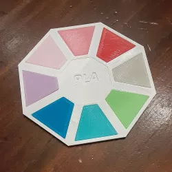 Color Wheel Swatch Holder