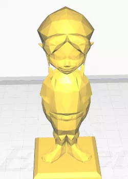 Creepy Link Statue