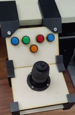 Custom desk mounted Game controller