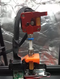 Dangling extruder bracket direct drive CR6