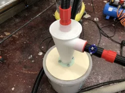 Dust Commander cyclone dust separator to osVAC conversion