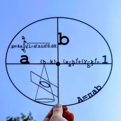 Ellipse with mathematical functions