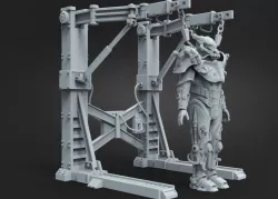 Fallout Tesla with Power Armour