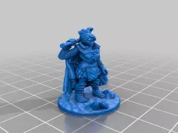 Female dwarf with axe