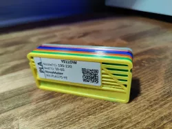 Filament Sample Swatch (w/ Address Labels and Tolerance Tests)