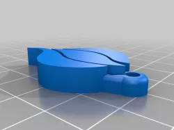 Flame Keychain