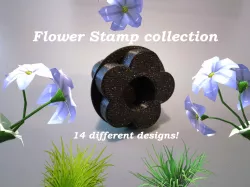 Flower Stamp Collection