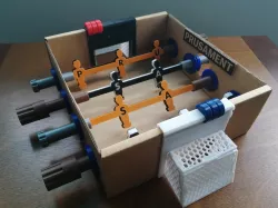 Foosball in a Box (AKA Prusament Stadium)