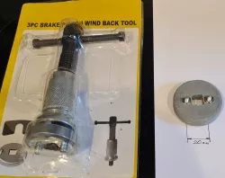 FORD Brake Calliper Rewind Tool 20mm apart 2003-2011