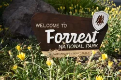 "Forrest" National Park sign