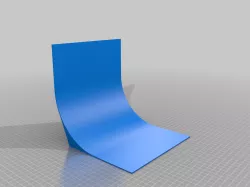 Fully 3D-printed photo backdrop