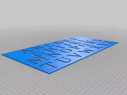 Fully Customisable Stencil