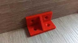 Furniture angle, corner for fixing elements