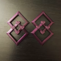 Fusion Square Earrings