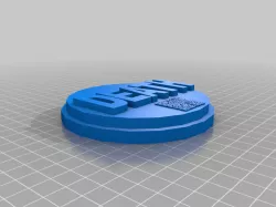 Gargantuan Death Token w/ QR code 