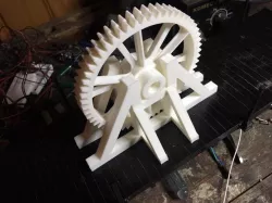Gear flatcar load