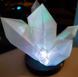 Glowing Crystal Lamp