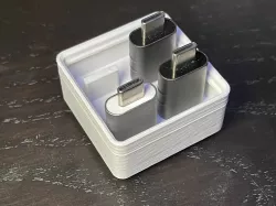 Gridfinity USB Retention Holder