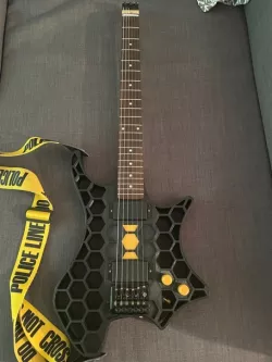 Headless electric guitar V2