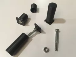 Height adjustable small table legs