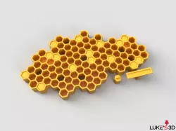 Honeycomb key organizer