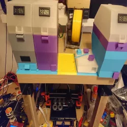 Ikea Lack enclosure five drybox in row no fillament buffer needed